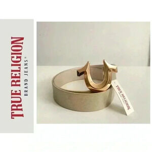 🆕True Religion Belt Gold/Gold Horseshoe
Buckle L/XL🆕